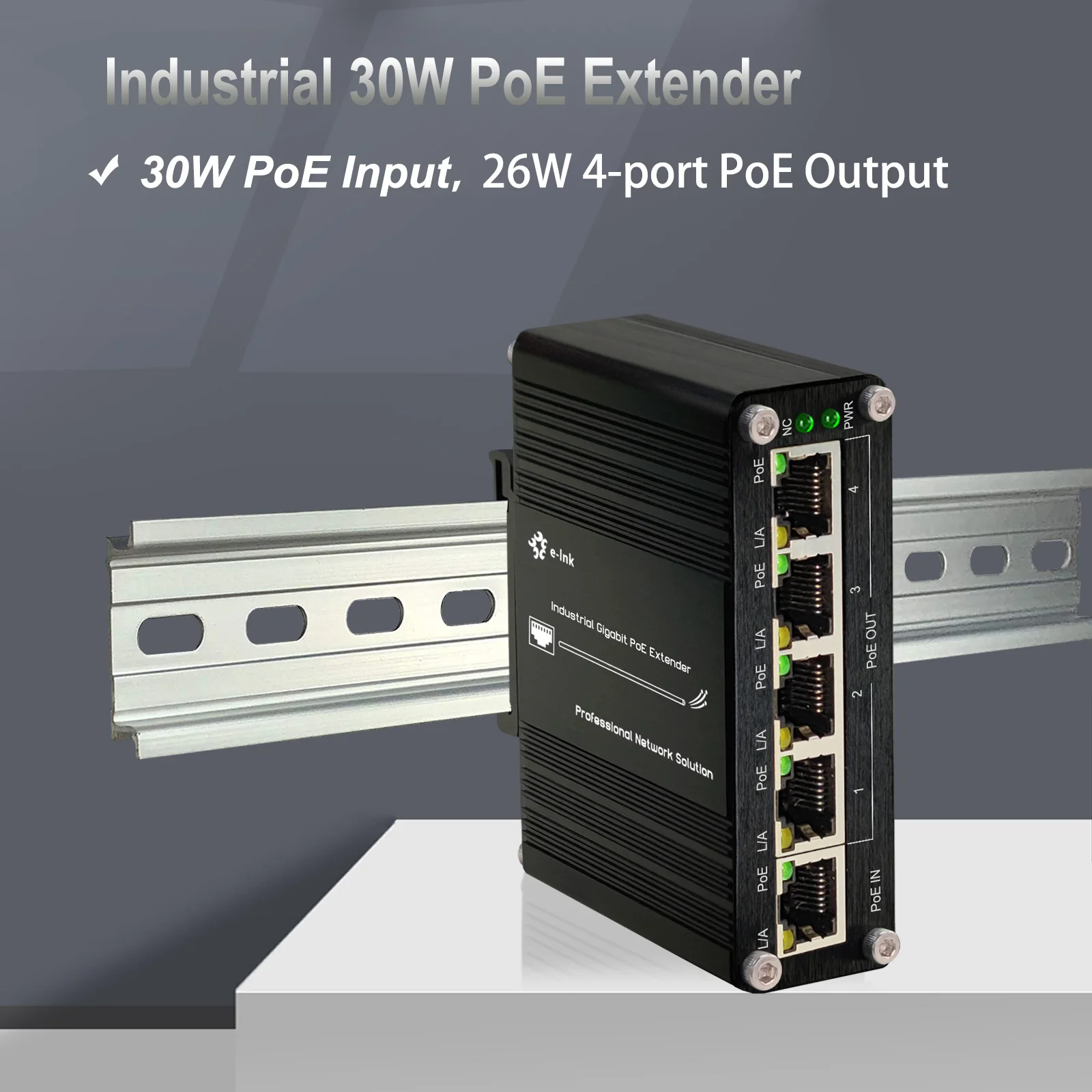 Gigabit PoE Extender, Network Switch & Media Converter Manufacturer