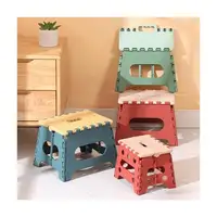 Outdoor Camping Garden Camping Kids and Adults Use Chair Seat Folding Step Stool Portable Chair Seat for Home Bathroom Kitchen 2