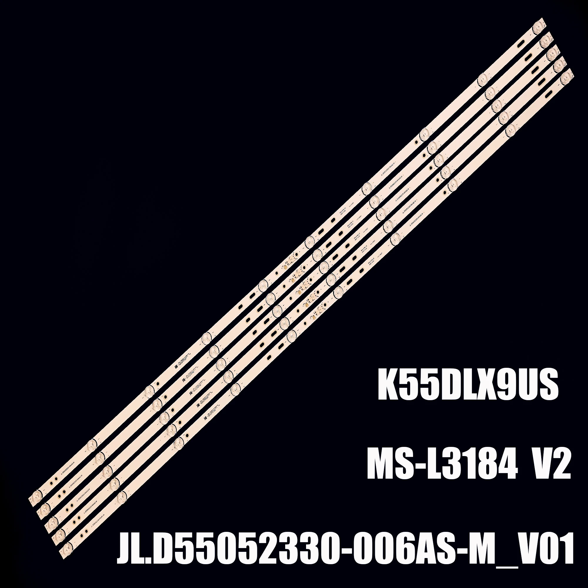 Tira de Retroiluminação Led para K55dlx9us 55z1 St5540us Ms-l3184 v2 Ms-l3184 10 Lâmpadas Pcs