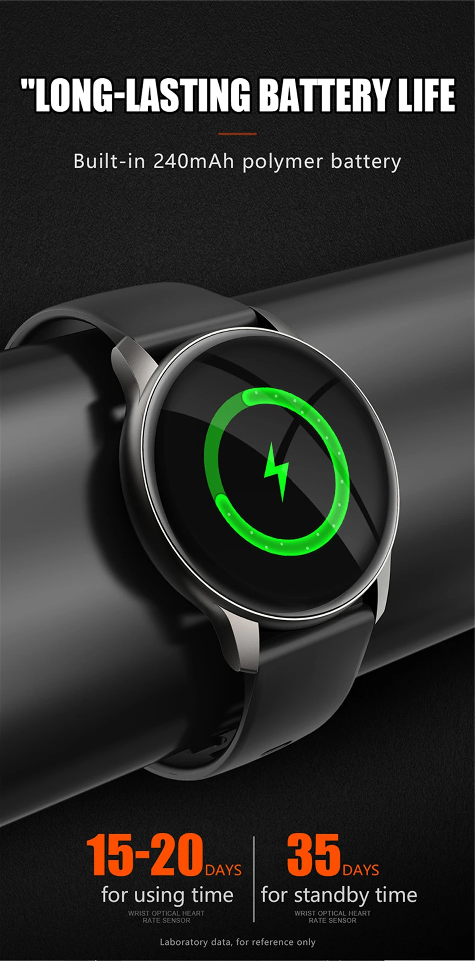 KALOSTE New Smart watch Men 360*360 AMOLED Full Touch Sport Fitness Tracker Women Smartwatch Clock Man For Huawei Xiaomi apple