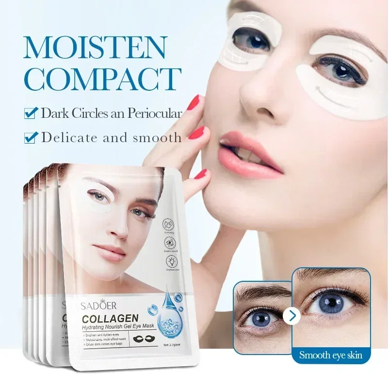 30pcsCollageneyemaskimprovedarkcirclesandwrinklesmoisturize