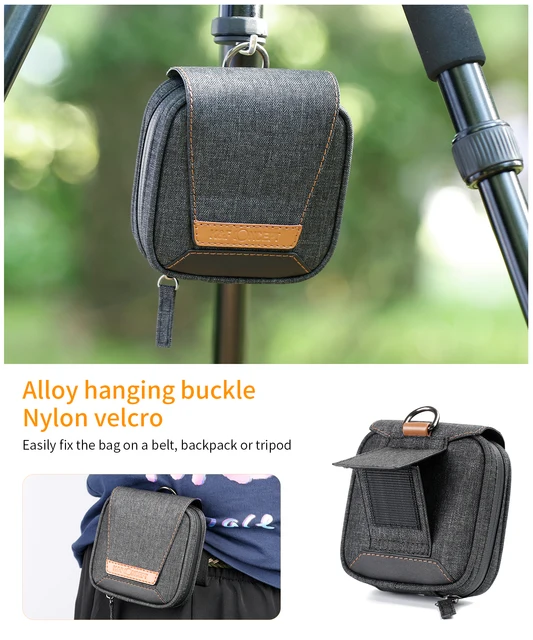 Custodia Filtri Fotocamera - Borsa 6 Tasche In Nylon, Antiurto, Per Obiettivi E Accessori - Foto 8