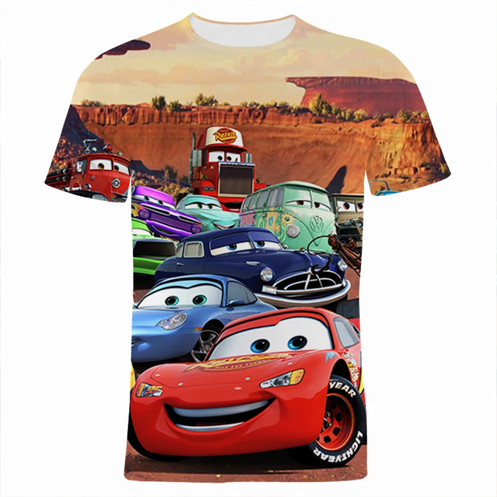 Summer Disney Cartoon Cars 3D Print Men 
