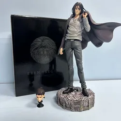 Attack on Titan Eren Jaeger Standing Pose Anime Figure - 30cm Collectible Statue Ornament Toy Gift (30cm)