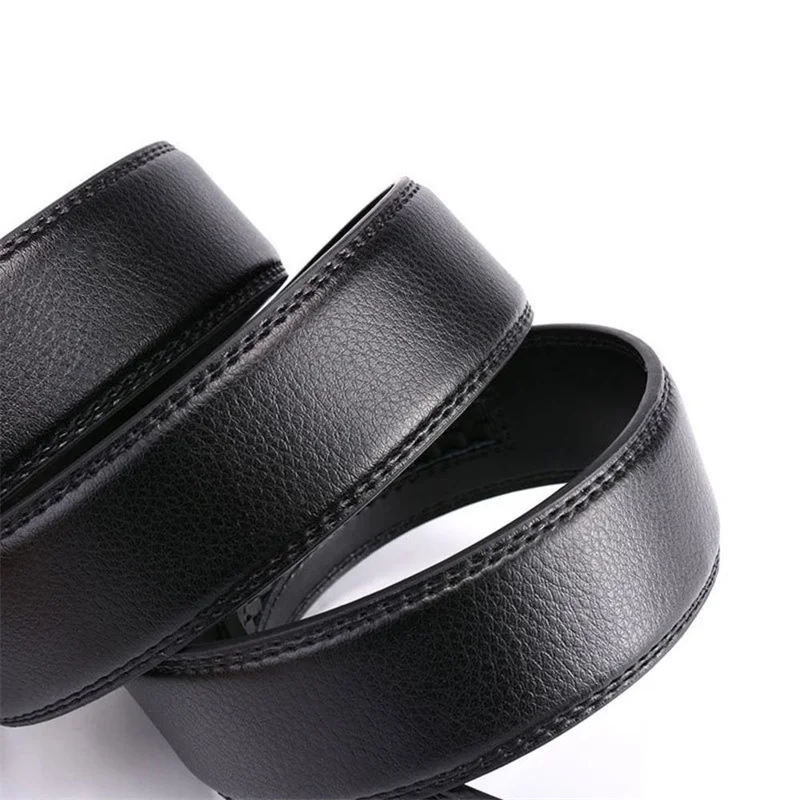 Men's Classic Fashion Automatic Buckle Design Leather Belt