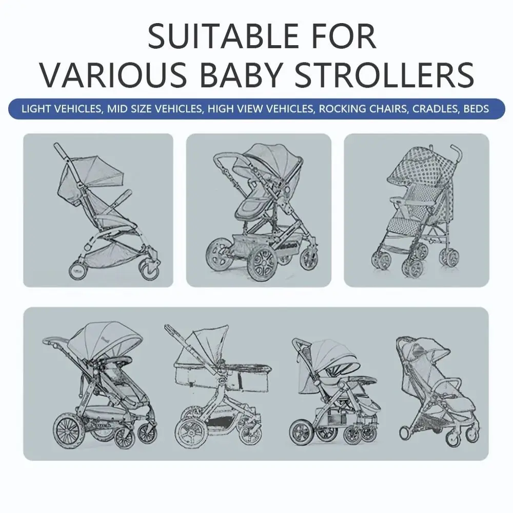 Polyester Mosquito Net for Strollers and Cribs