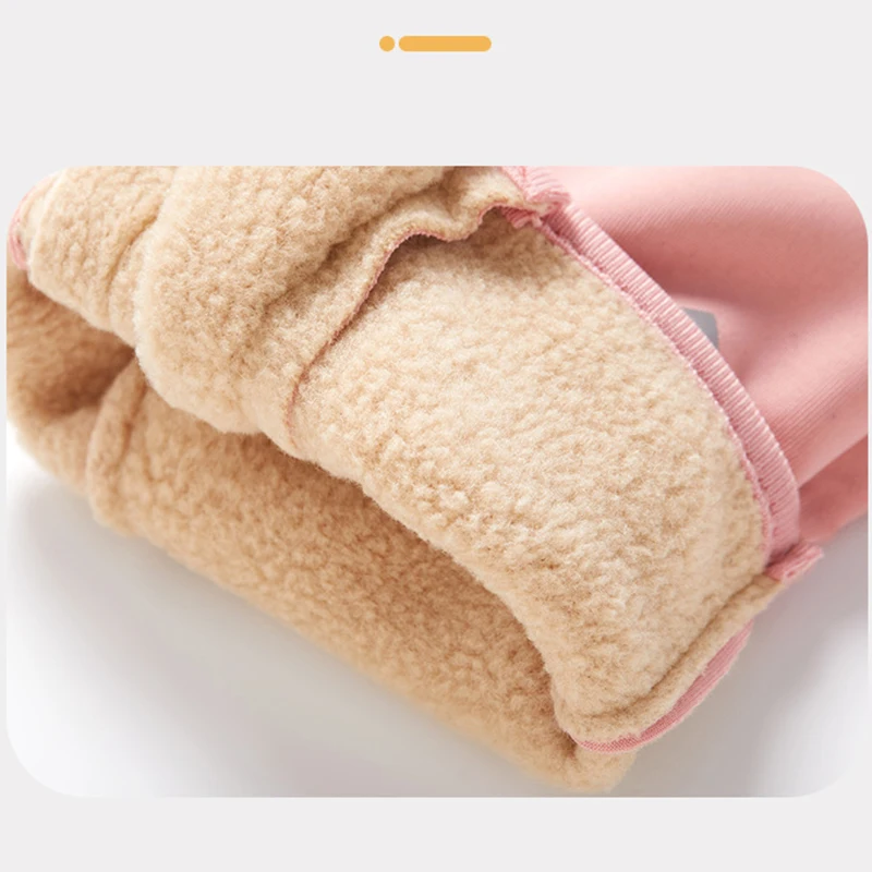 Winter Cycling Gloves Children Autumn Winter Warm Windproof Sports Gloves Boys Girls Skateboard Fleece Skiing Kids Gloves 5