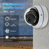 Gadinan 4K 8MP caméra IP Audio extérieur POE H.265 Onvif grand Angle 2.8mm détection de mouvement maison métal CCTV caméra de Surveillance 6