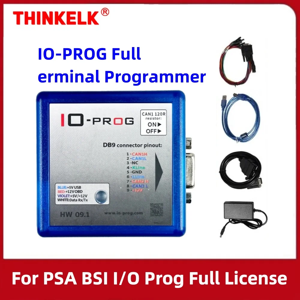 

Full IO-PROG IO PROG New License PSA BSI For O-p-el/G-M ECU BCM TCM EPS Combination BD9 connector HW 09.1FLASH EEPROM Memory