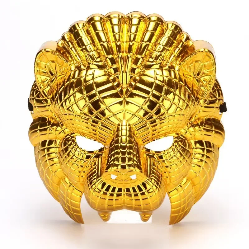 Animal Role Playing Halloween Lion Tiger Leopard Stage Props Masks Gold Leopard Party Masks Clothing Accessories Supplies