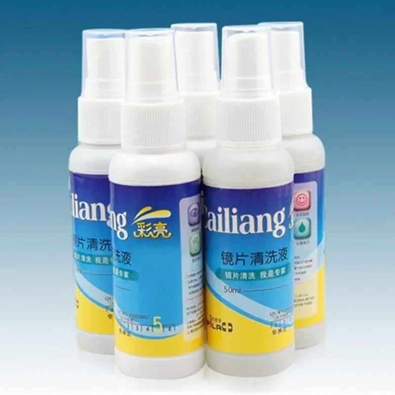 Glasses Lens Cleaner Spray Anti-fog Glasses Cleaner Portable Lens Cleaner Glasses Sunglasses Eyeglass Cleaning Solution Spray Supplies