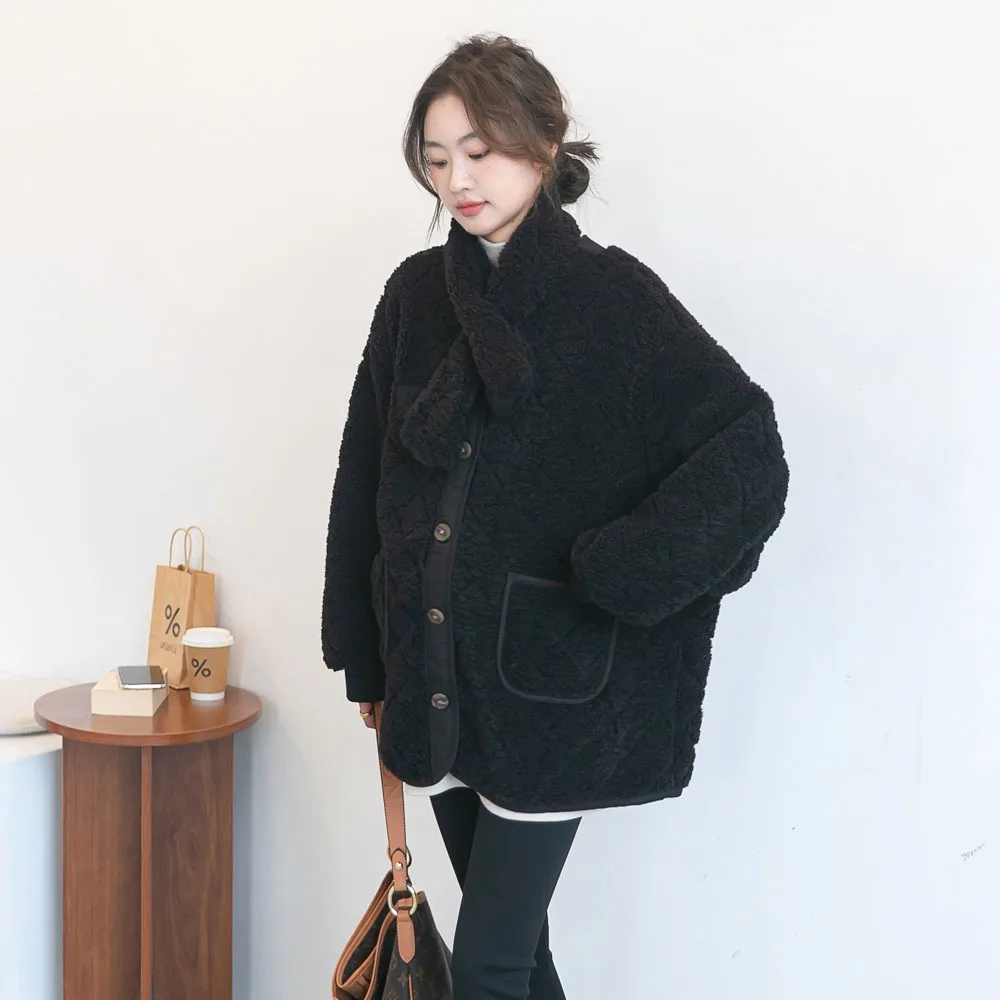 Artificial-fur Winter Jacket Maternity Pregnant Women Clothing Pregnancy Coat Artificial-Fleece Jackets Thick Coat Female Warm