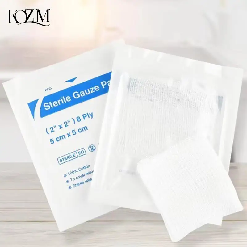

10Pcs Sterile Gauze Pads Combine Pad Trauma Pad Wound Dressing for Outdoor Camp Tactical First Aid Kit Accessories