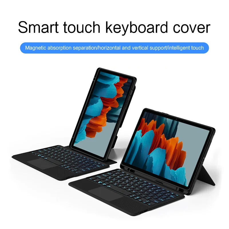 étui clavier magnétique pour galaxy tab en effet couverture tablette patch lado touchsub clavier magnétique souris