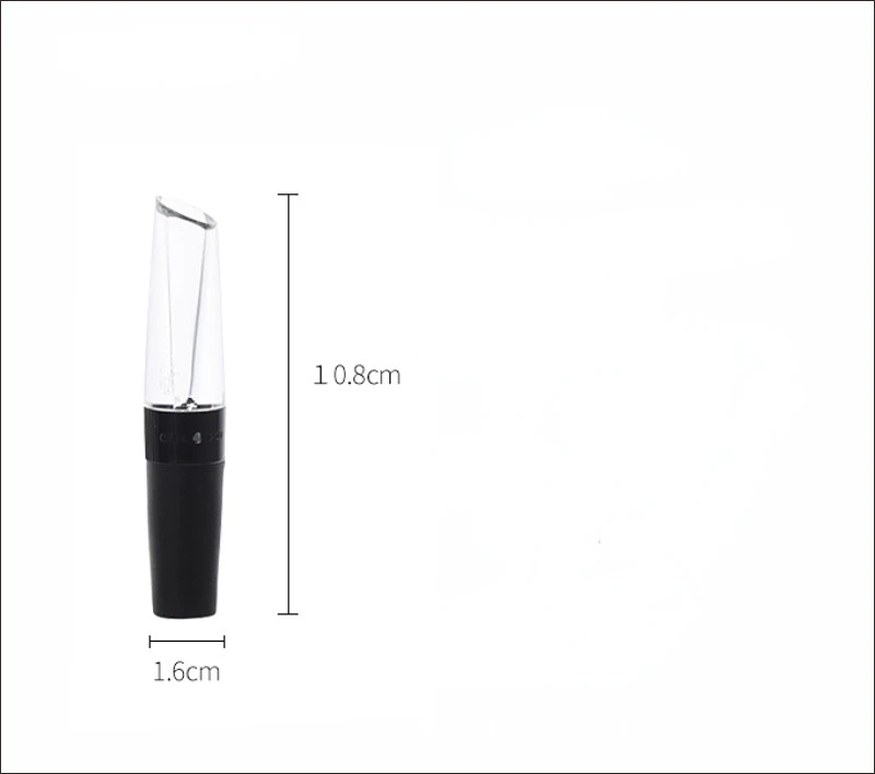 Description Picture 5 of item1/2 Pcs Stainless Steel Wine Decanter Fast Decanter Mini Wine Filter Air Intake Bottle Pourer Aerator for Home Bar Wine Decanter