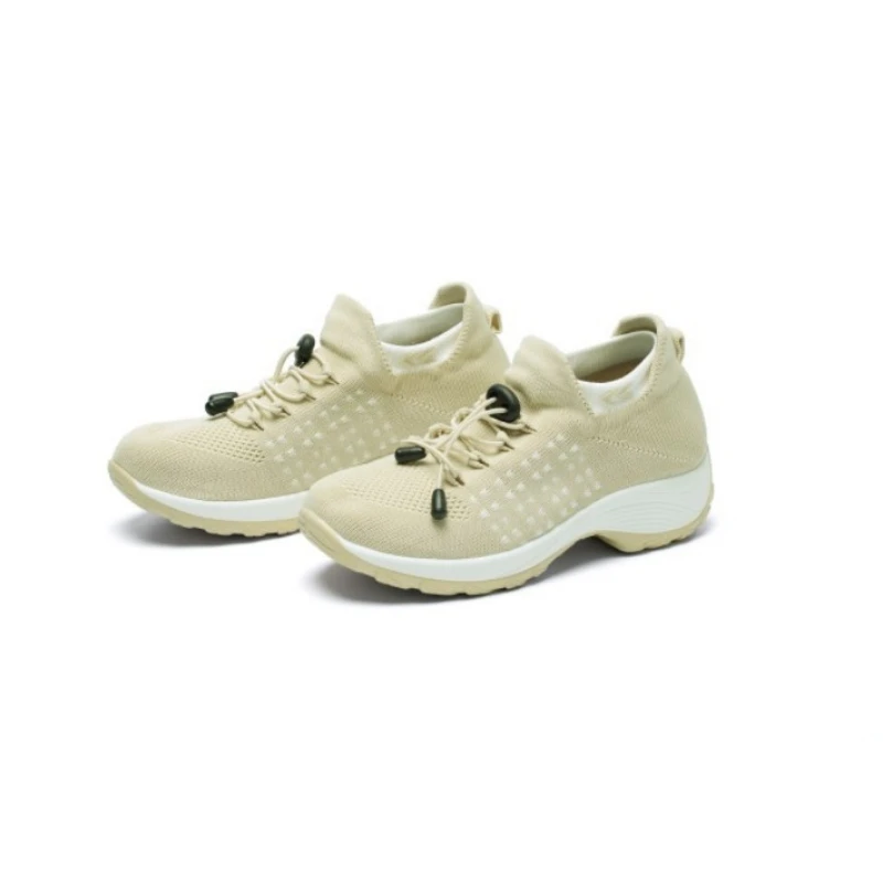 Women's Walking Shoes Fashion Sock Sneakers Break the Comfort Nurturing Shoes Casual Platform Loafers Non Slip  mom's shoe