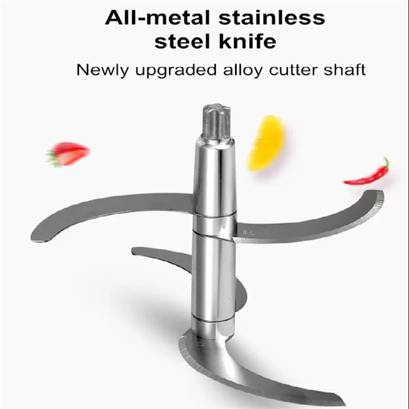 8L electric meat grinder Commercial household electric stainless steel meat grinder Kitchen broken meat processing machine 2
