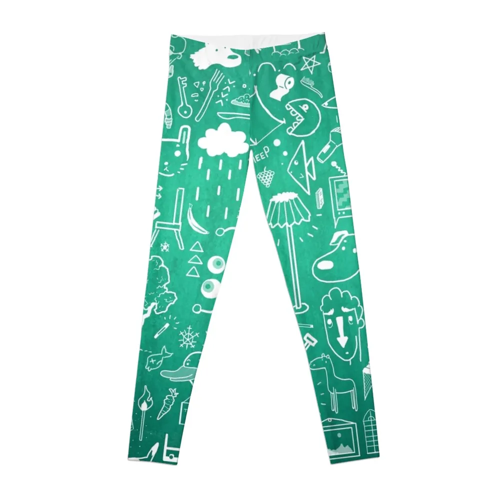 

Winter Madness Blue Leggings gym sportswear woman Women's sports pants Legging sport high waist Womens Leggings