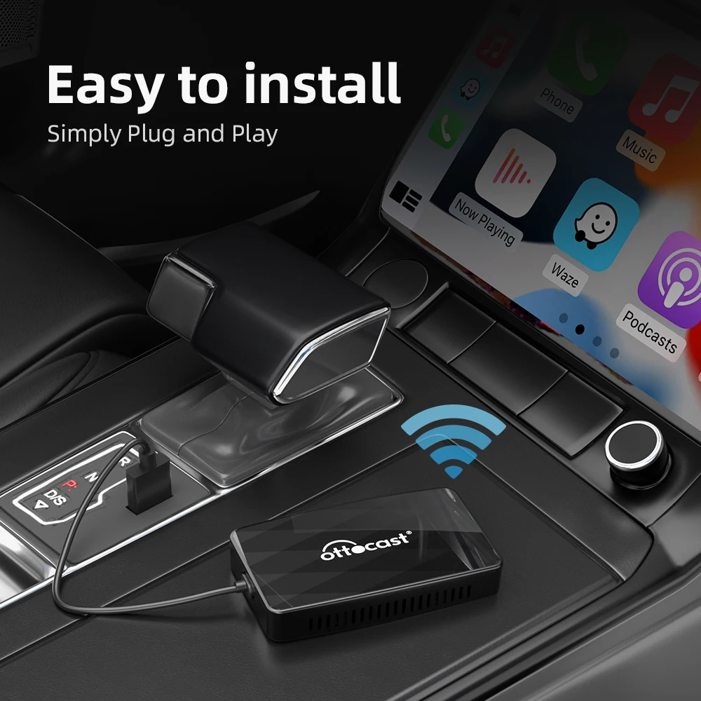 Ottocast オットキャスト Ottoadapter 2024 MX Ottocast brings wireless Android Auto and CarPlay to more cars