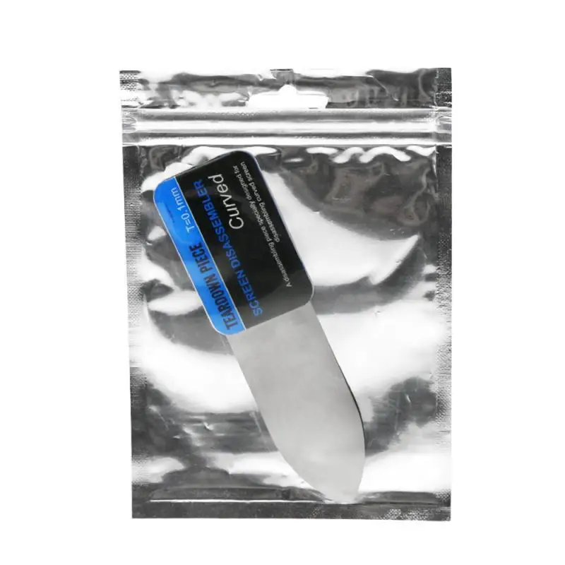 Mobile phone repair tools Phone Curved LCD Screen Spudger Opening Pry Card Ultra Thin Flexible Disassemble Steel Metal