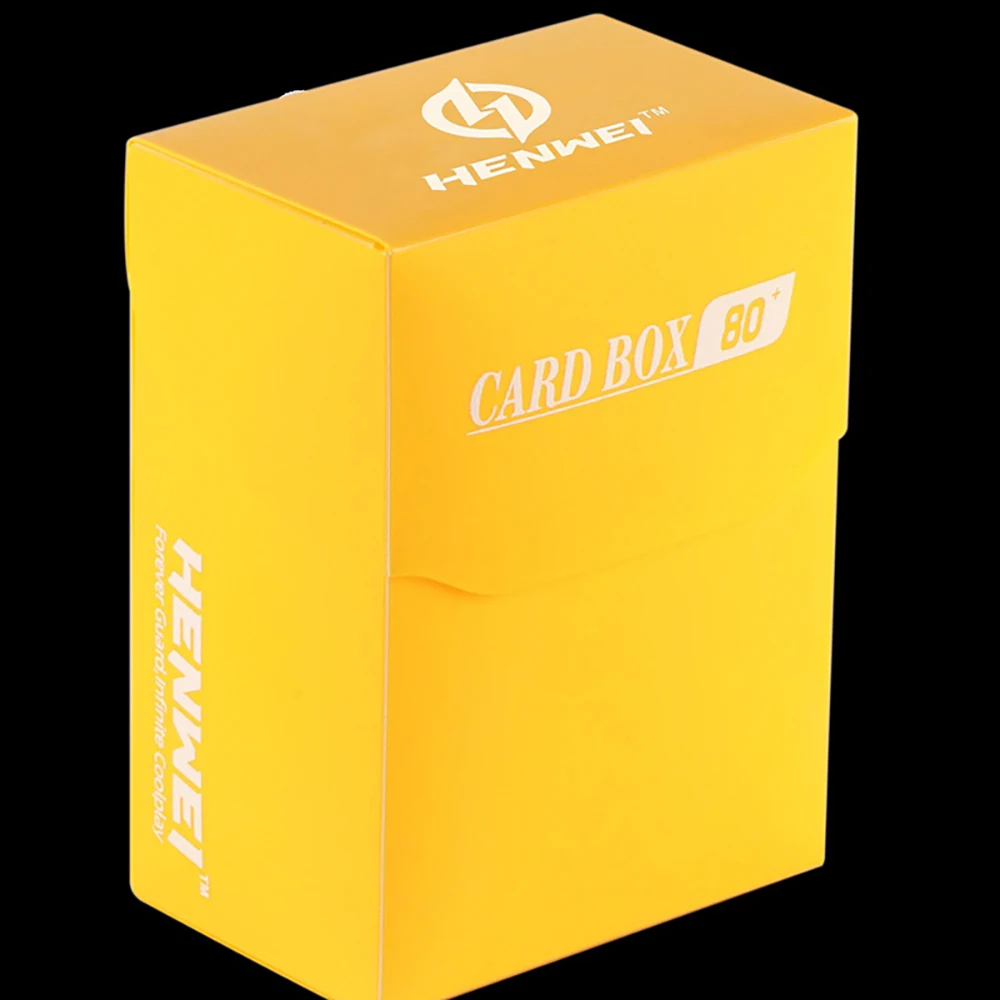 Premium 80+ Card Capacity Deck Organizer Box with Divider