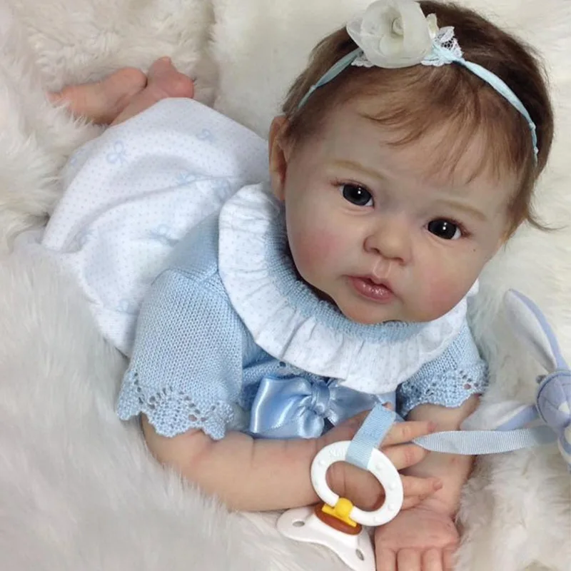 Babys Reborn Doll 22 Pollici Silicone Reborn Baby Doll Adorabile Realistico Bambino Bonecas Ragazza Menina De Surprice Bambola Regalo Di Compleanno