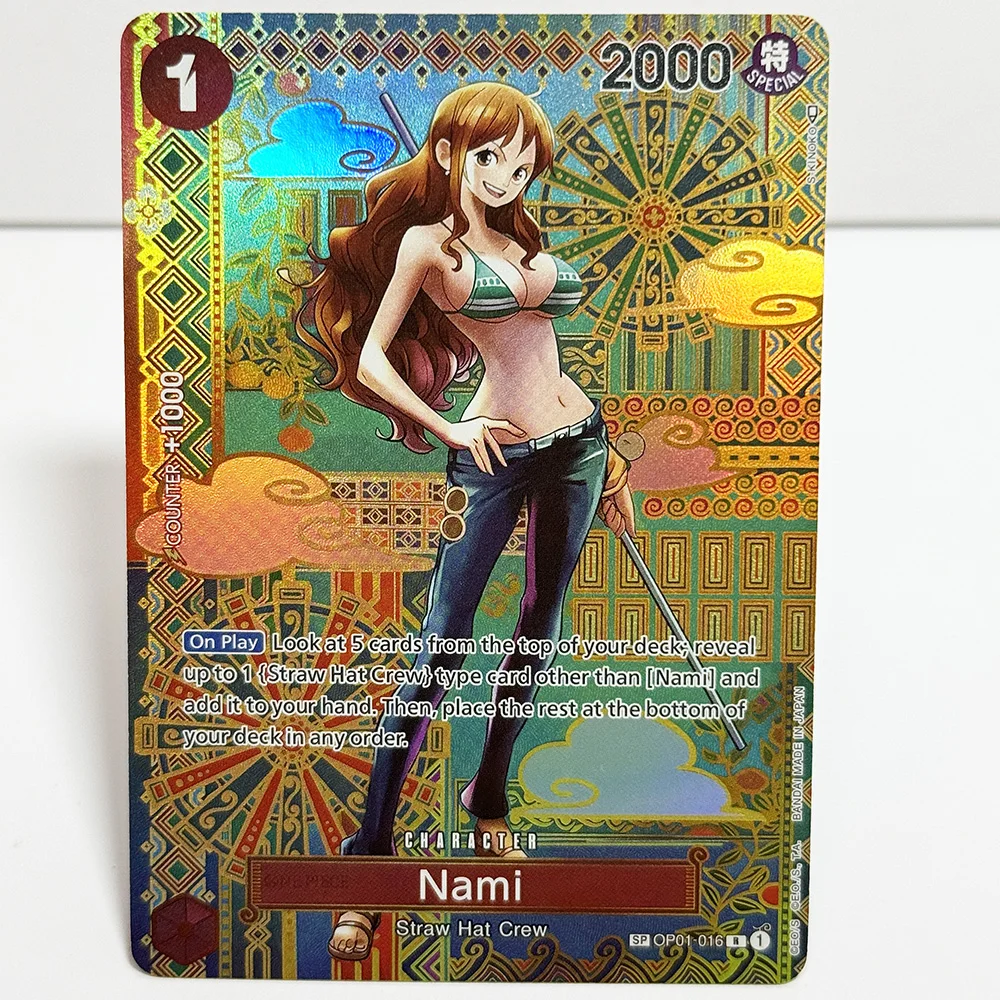 Anime One Piece OPCG English Proxy Version Game Collection Cards