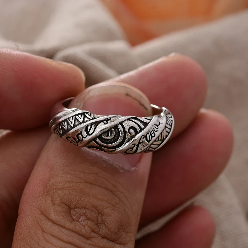 Bague Berbère Ancienne En Argent - Occasion - Style Ethnique Et Artisanal