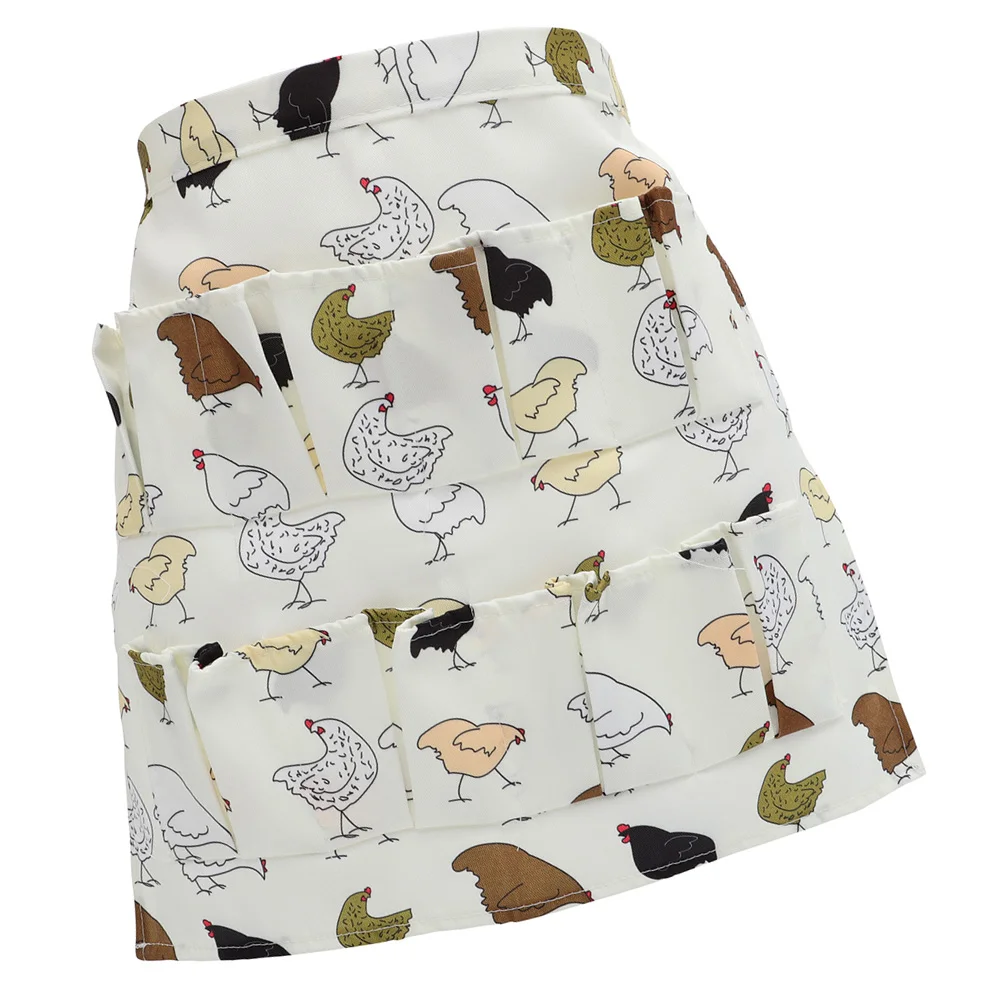 

Egg Apron Pocket Multiple Pockets Collection Farm For Eggs Collecting Fabric Fresh