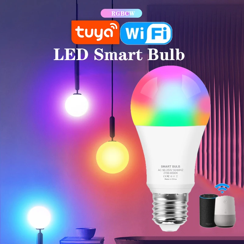 Smart Light Bulbs Work Alexa Rgb Bulb Compatible Alexa Alexa Color