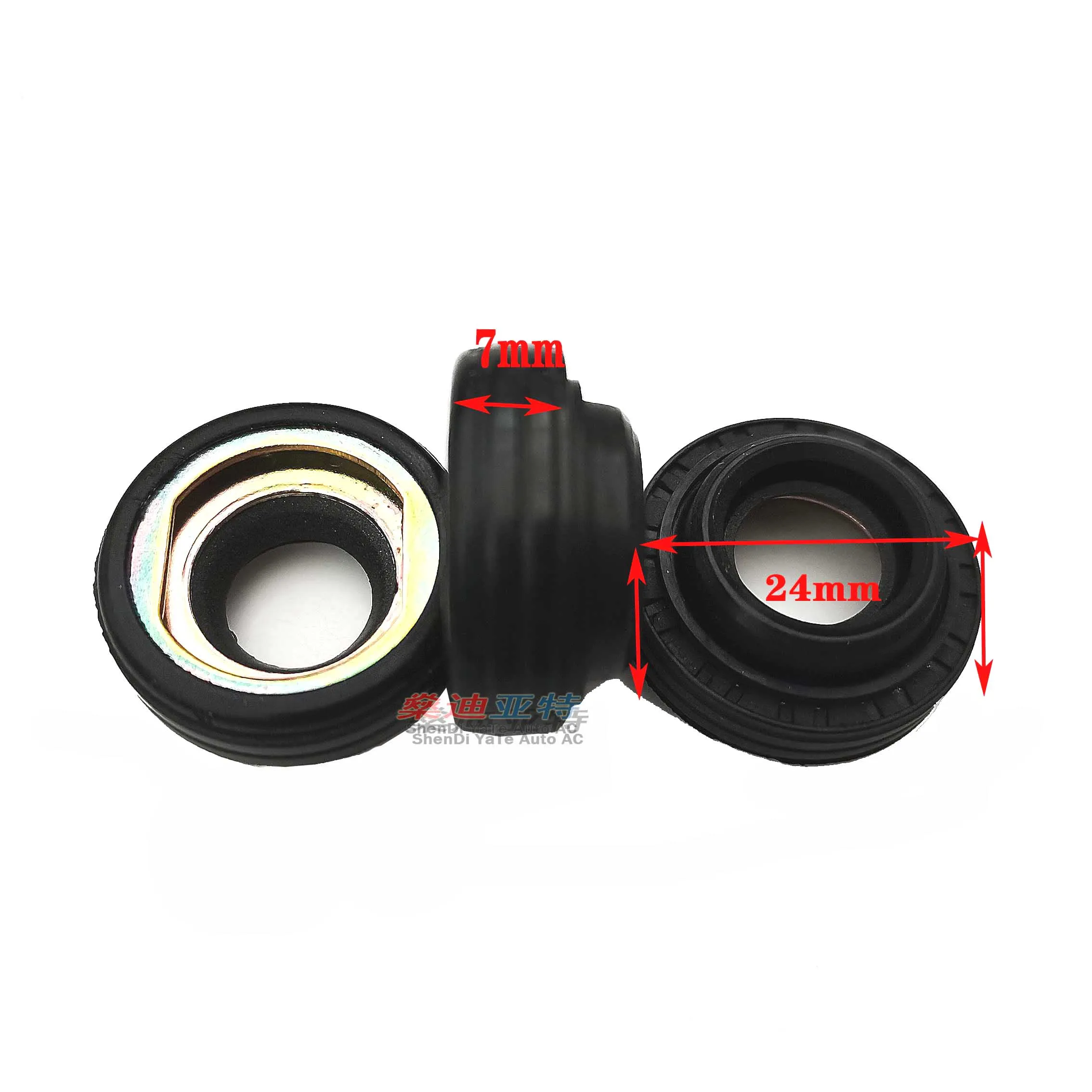 Auto Air Conditioning Compressor Shaft Seal Oil Seal Stamp Seals 5pcs For Mitsubishi MSC90C MSC105C New Panasonic Compressors