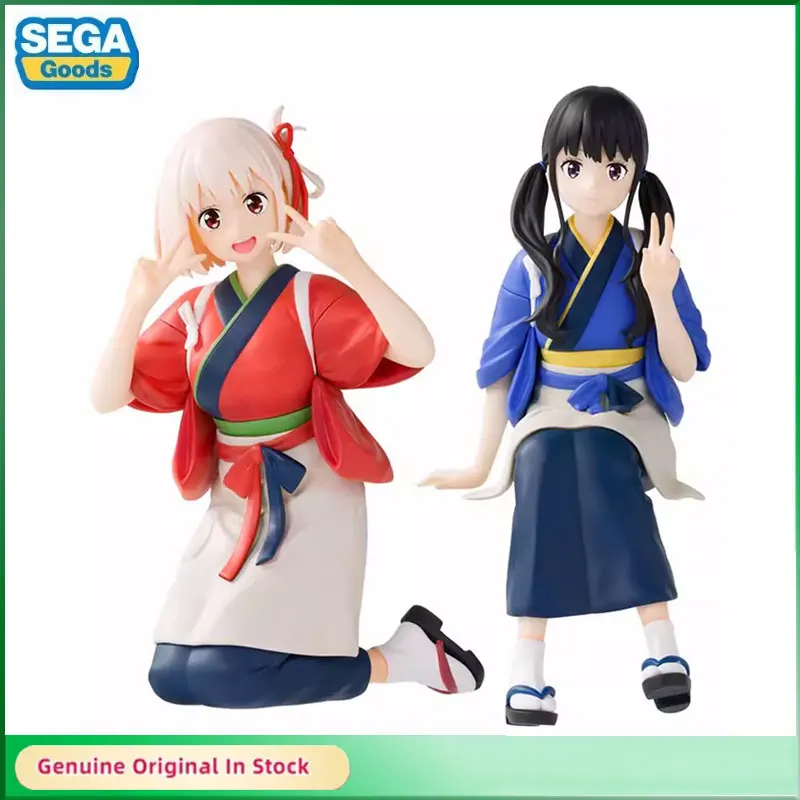 

SEGA Original Lycoris Recoil Inoue Takina Nishikigi Chisato Premium Chokonose PVC Action Figure Noodle Stopper Model Toys
