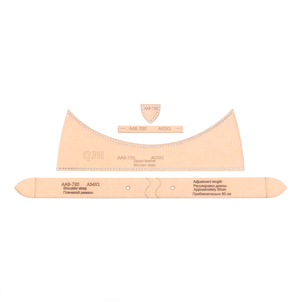 Ladies Underarm Bag One Shoulder Bag Handbag Acrylic Template Leather Pattern DIY Leather Craft Pattern With Hole Template Sewin