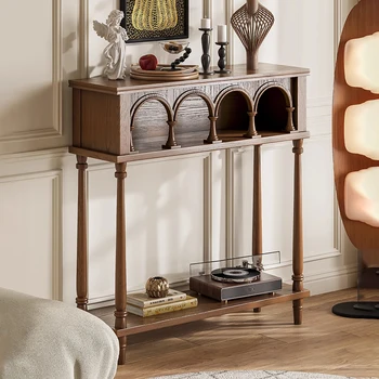 Consolle di lusso vintage con design portaoggetti Consolle nordiche europee Consolle classiche moderne Meuble Furniture