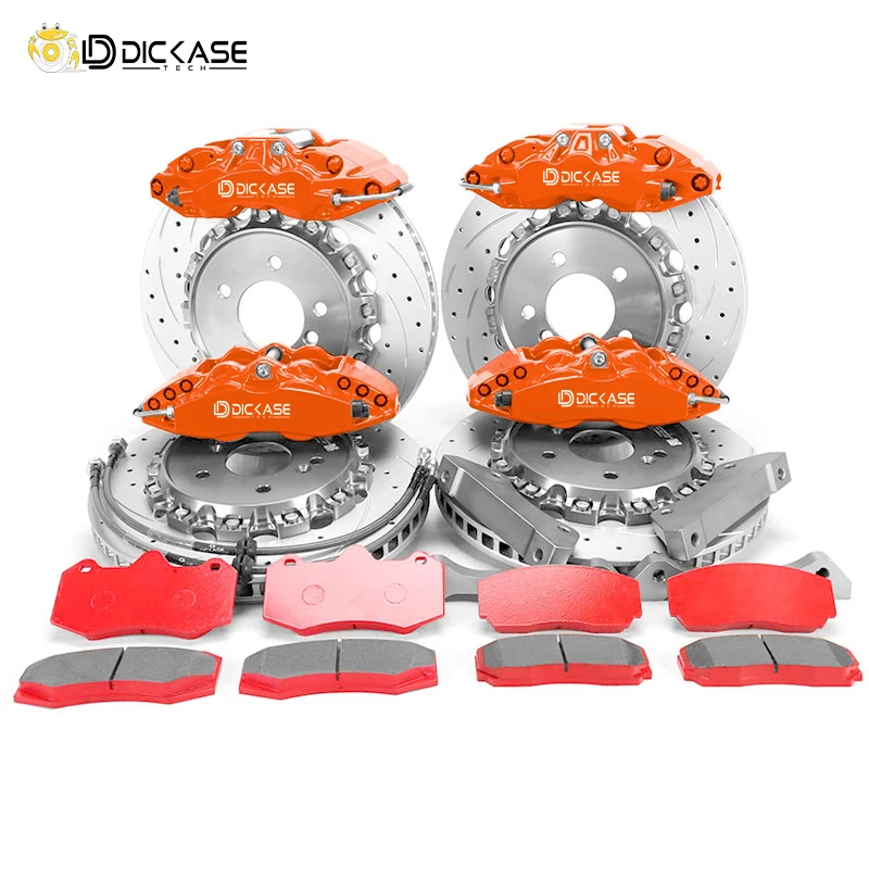 

ICOOH Aluminum Caliper Cover 6 Pot Front 4 Pot Rear Big Brake Disc Kits for Mercedes-Benz C200R W203 W204 W207