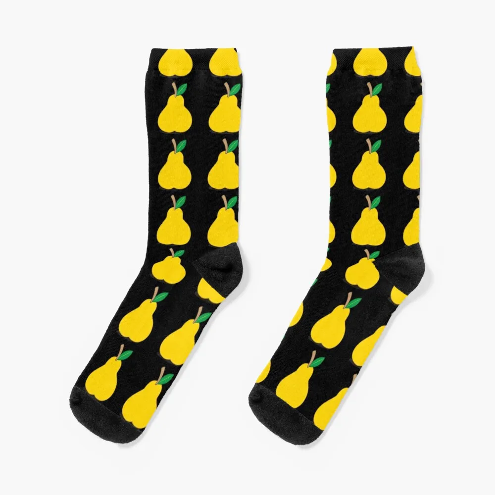 

Yellow PEAR Socks colored floor basketball Socks Girl Men's