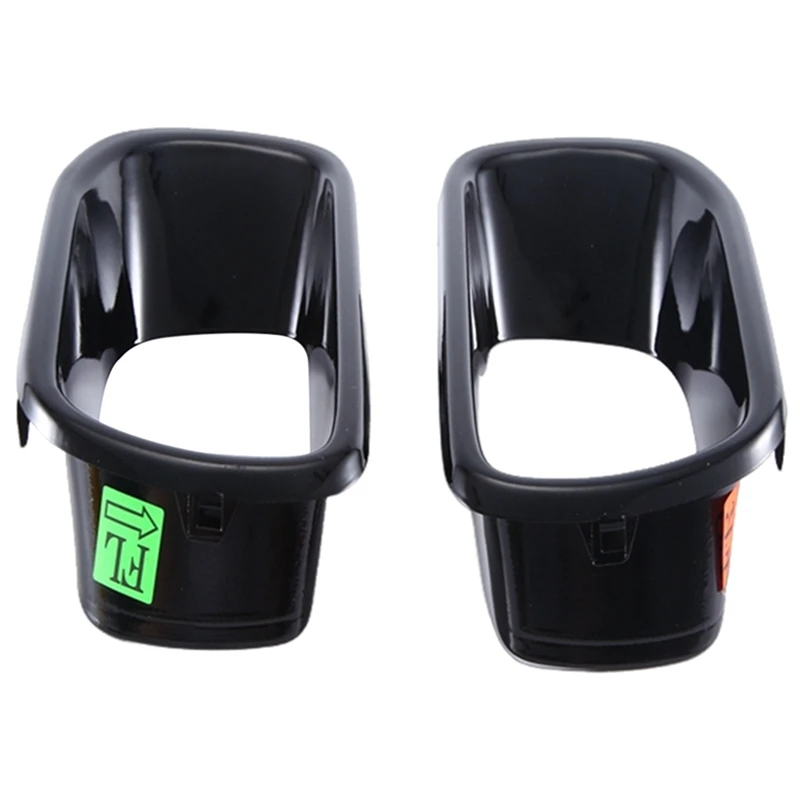 1 Pair Car Bumper Cover Front Air Duct Frame 51117337809 51117337810 Black Car Accessories For BMW MINI F55/F56/F57 2013-