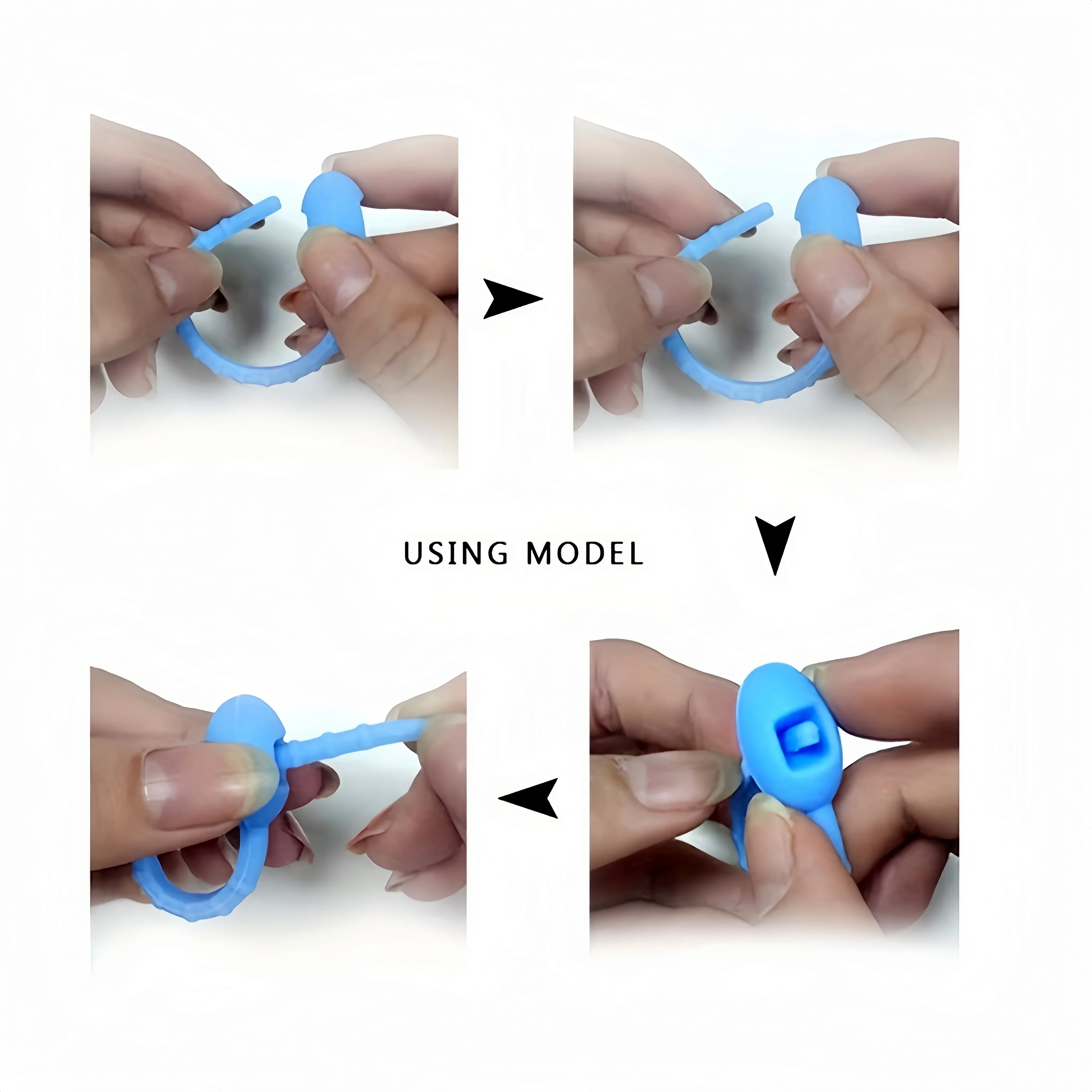 Reusable Silicone Cable Organizer for Wire Management
