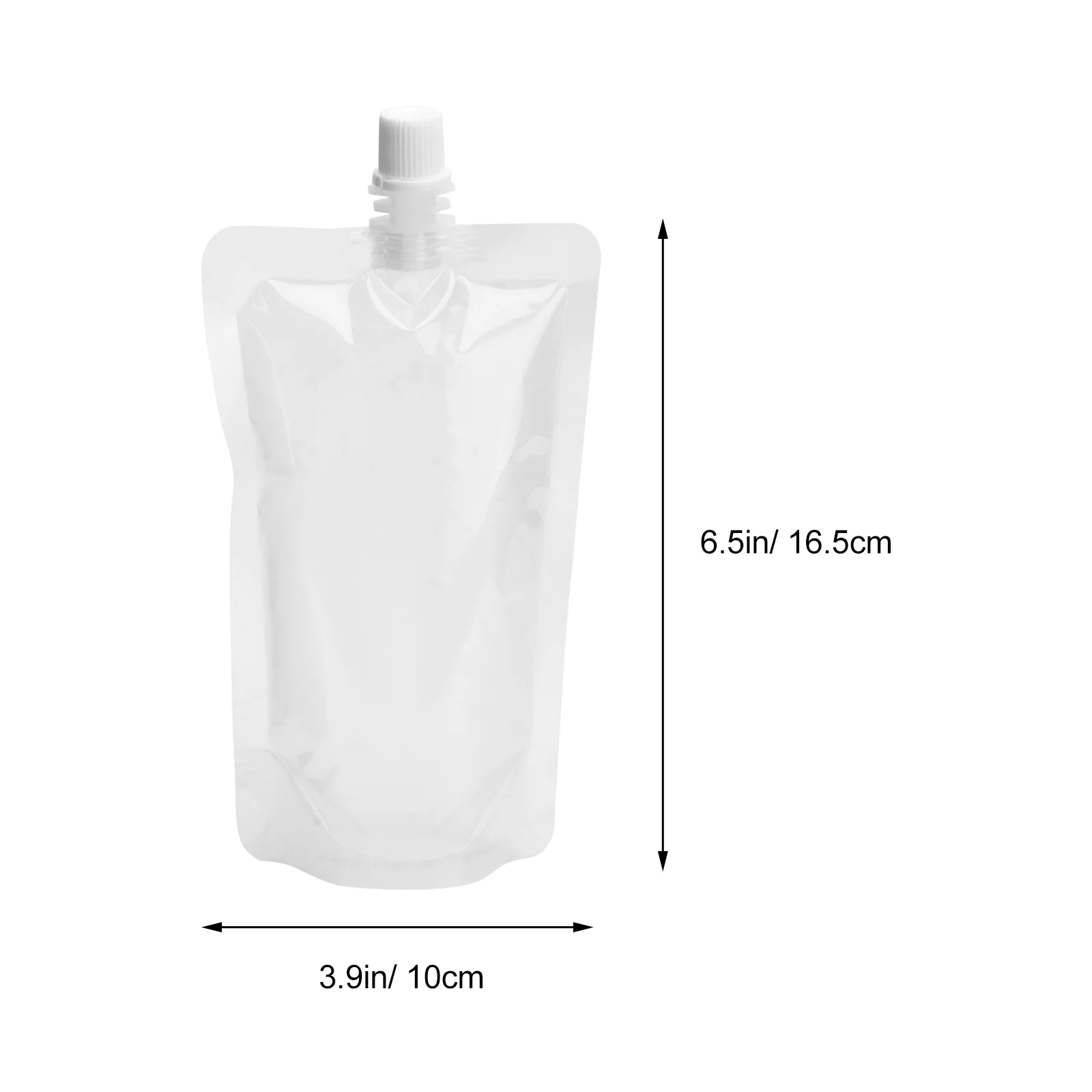 50 Pcs Foldable Drinking Flasks Bag Concealable Plastic Flasks Pouch Bag Beverages Kitchen Dining Bar Storage