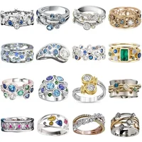 Women's Lymphatic Drainage Ring Fashion Multi-Line Dot Women's Ring Weight Loss Slimming Crystal Health Care Ring Jewelry - Image 2