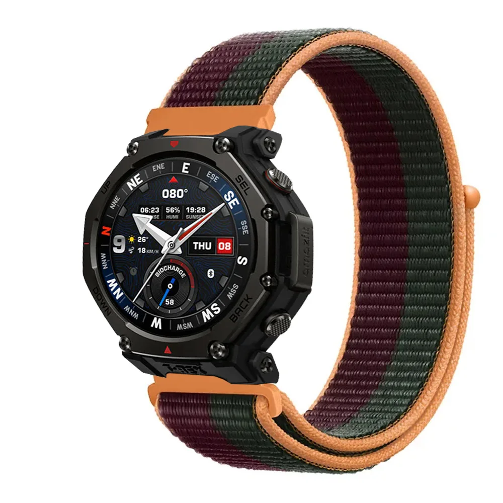 Nylon Loop Band in Black - Breathable & Adjustable