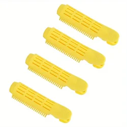 Volumizing No - Damage Hair Curler Clips Set - DIY Hair Styling Tool (Yellow)