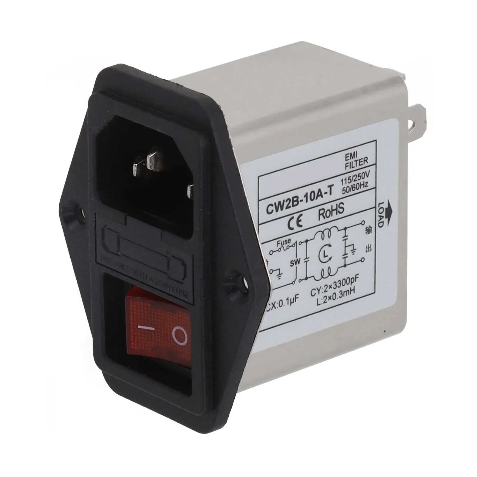 Advanced Filtering Technology Power Filter with Light Safety Switch Optimal Protection for Frequency Conversion Equipment