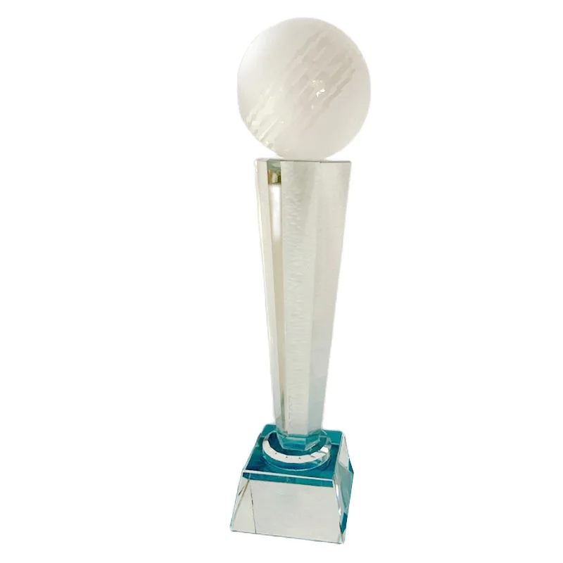 Creative Custom Crystal Trophy Basketball Football Volleyball Earth Golf Cricket, Competition Awards, Company Employee Lettering