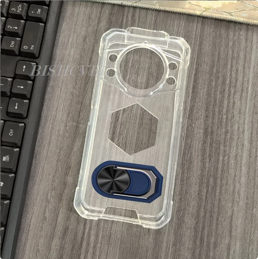 Durable TPU Silicone Phone Case with Back Ring Holder and Bracket