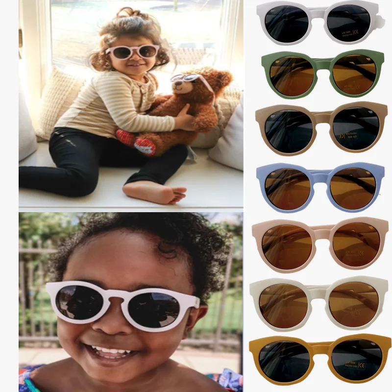 

Kids Classic Outdoor Sun Protection Sunglasses Boys Girls Colors Protect Eyes Baby UV400 Sunglasses Children Gifts