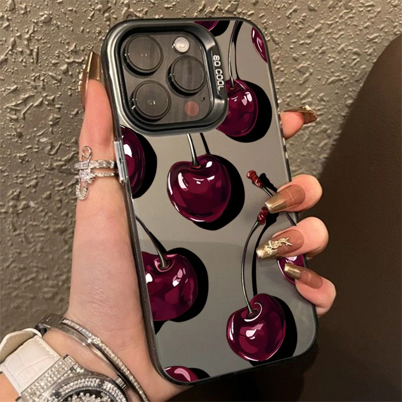 Red Cherry Shockproof Phone Case - Premium Bumper Cover
