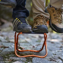 

Outdoor Fishing Stool Folding Chair Portable Fishing Chair Art Painting Chair Sketching Stool for Daily Use (Random Pattern)