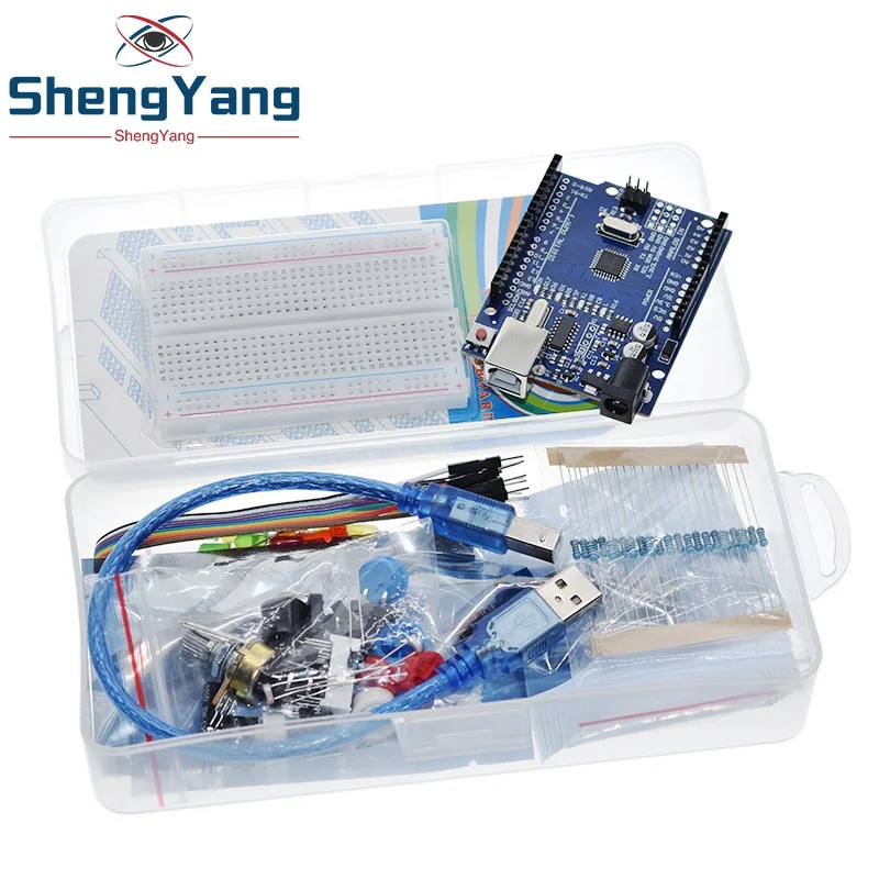 TZT Basic Starter Kit for Arduino Uno Set R3 DIY Kit - R3 Board ...