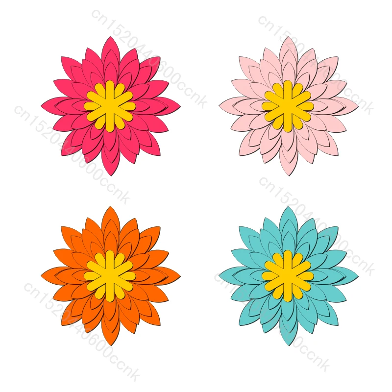 

New flower Wooden Dies Cutting Dies Scrapbooking /Multiple Sizes /V-8823
